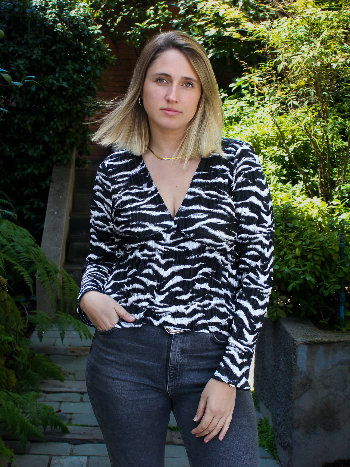 Blusa Divine Rayas