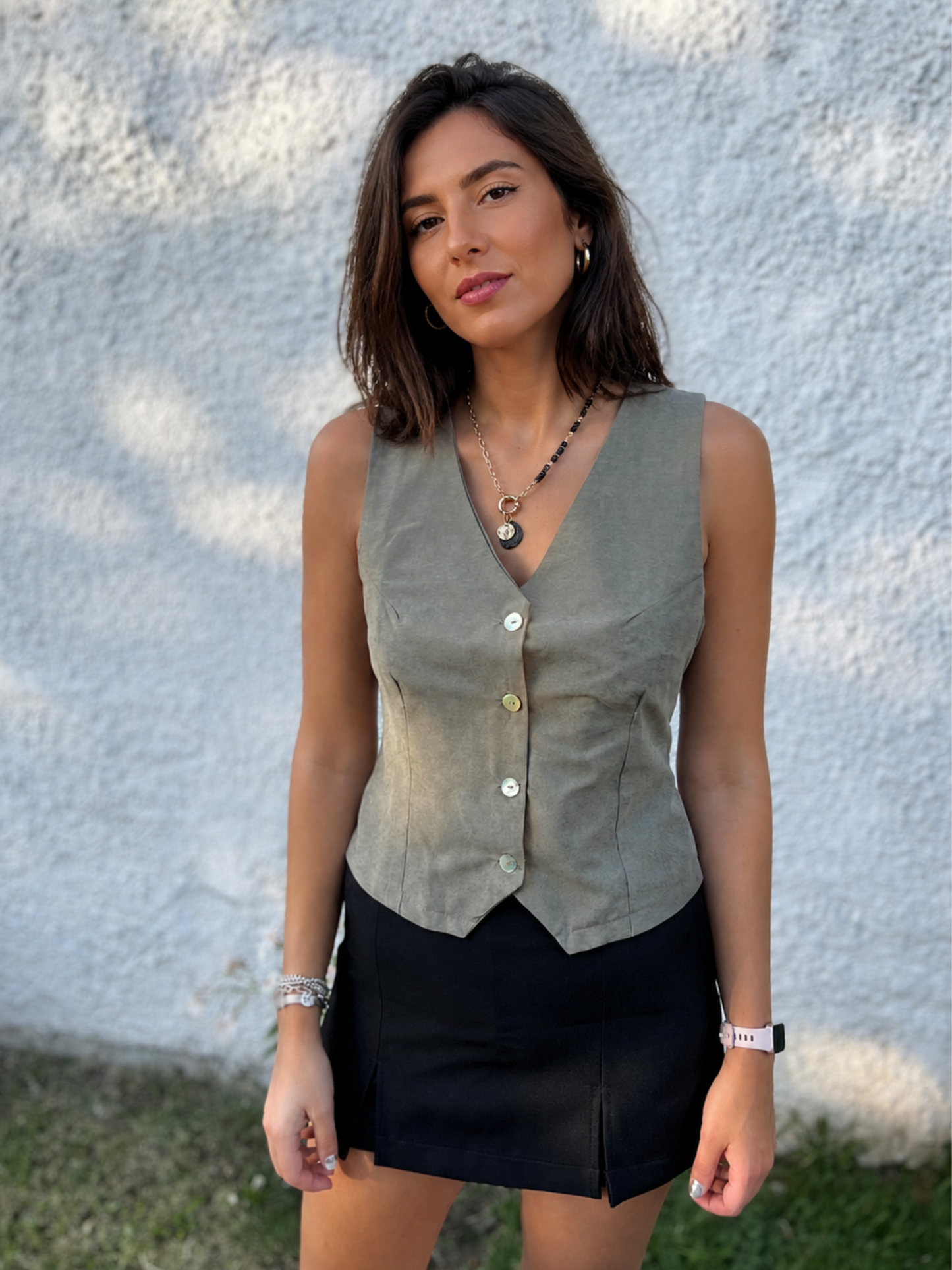 Vest Gris Militar