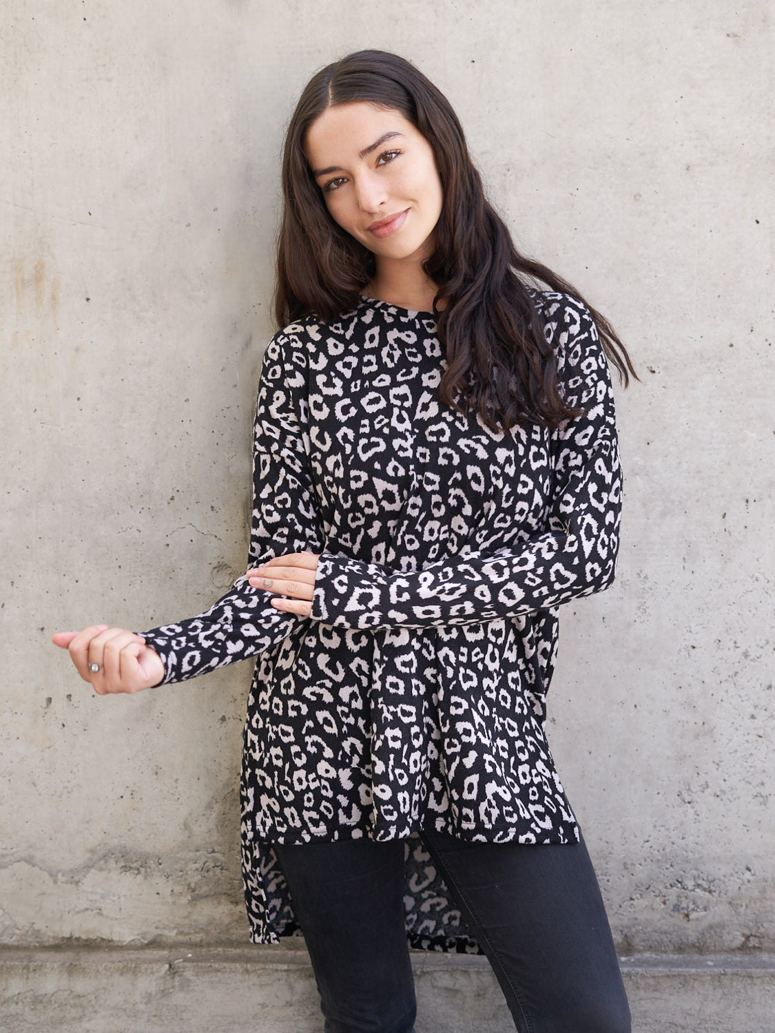 Sweater Largo Print