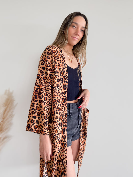 Kimono Print Midi