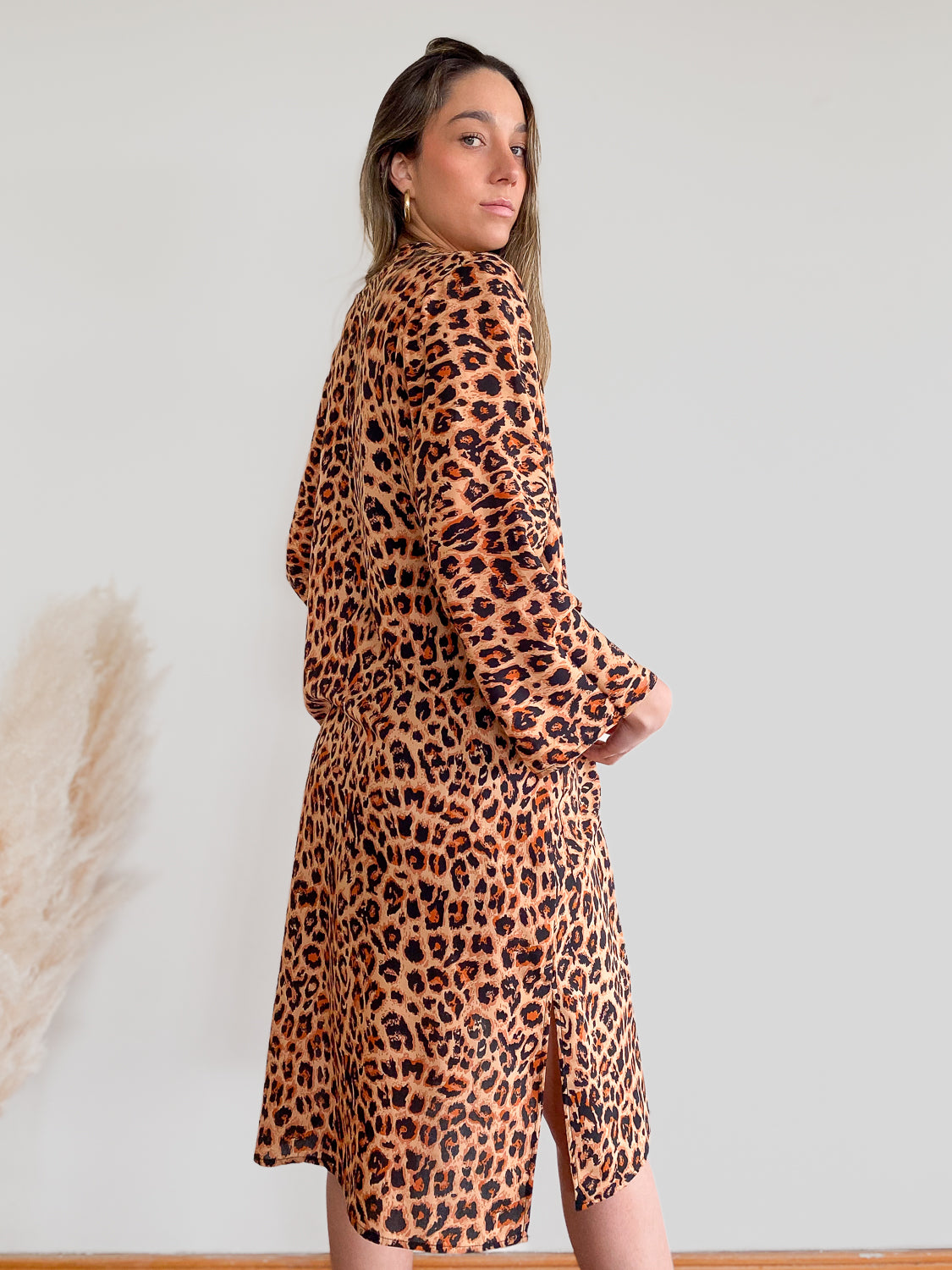 Kimono Print Midi