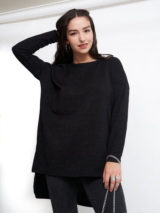 Sweater Largo Negro