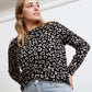Sweater Clásico Print Negro