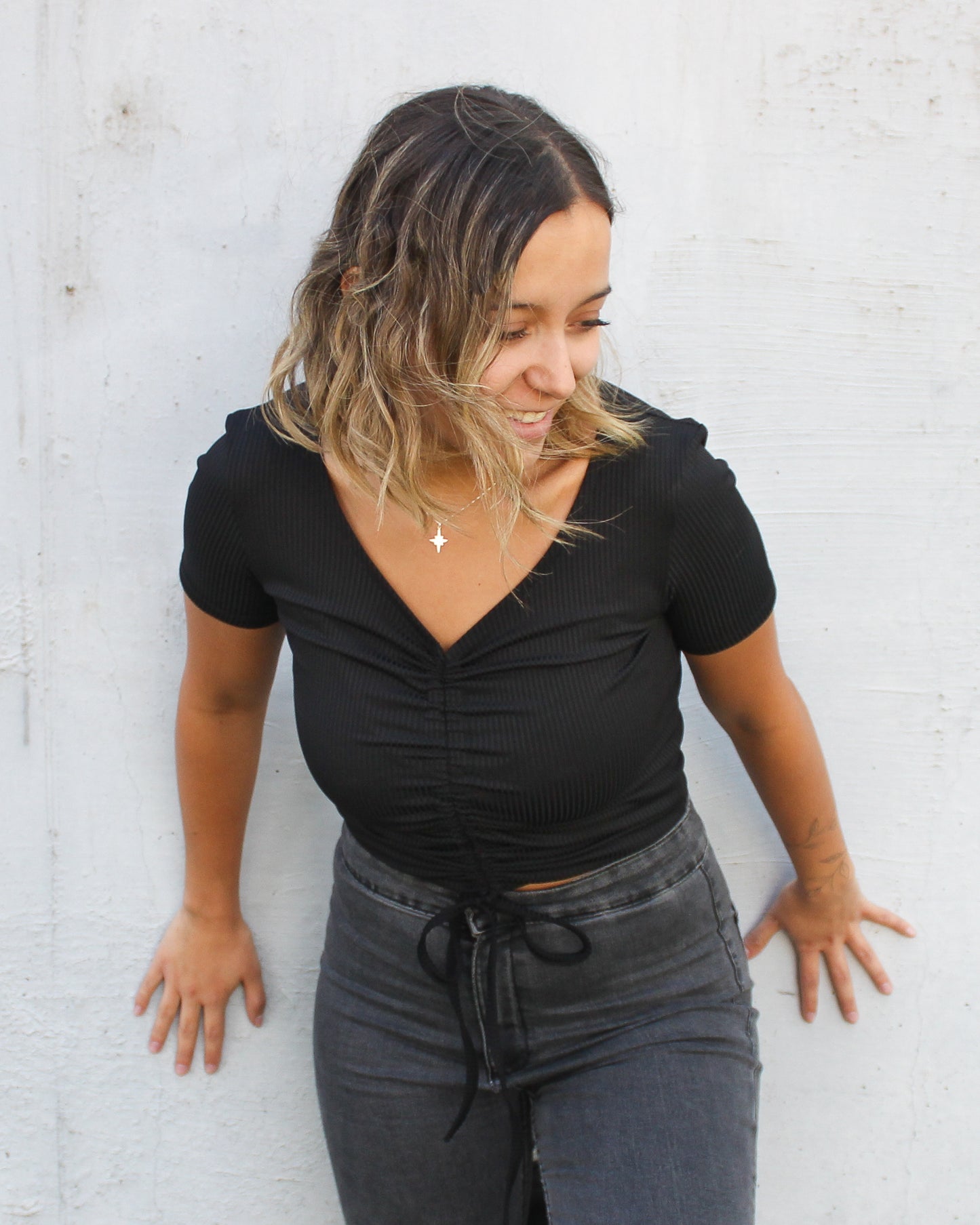 Polera Roxy Negra