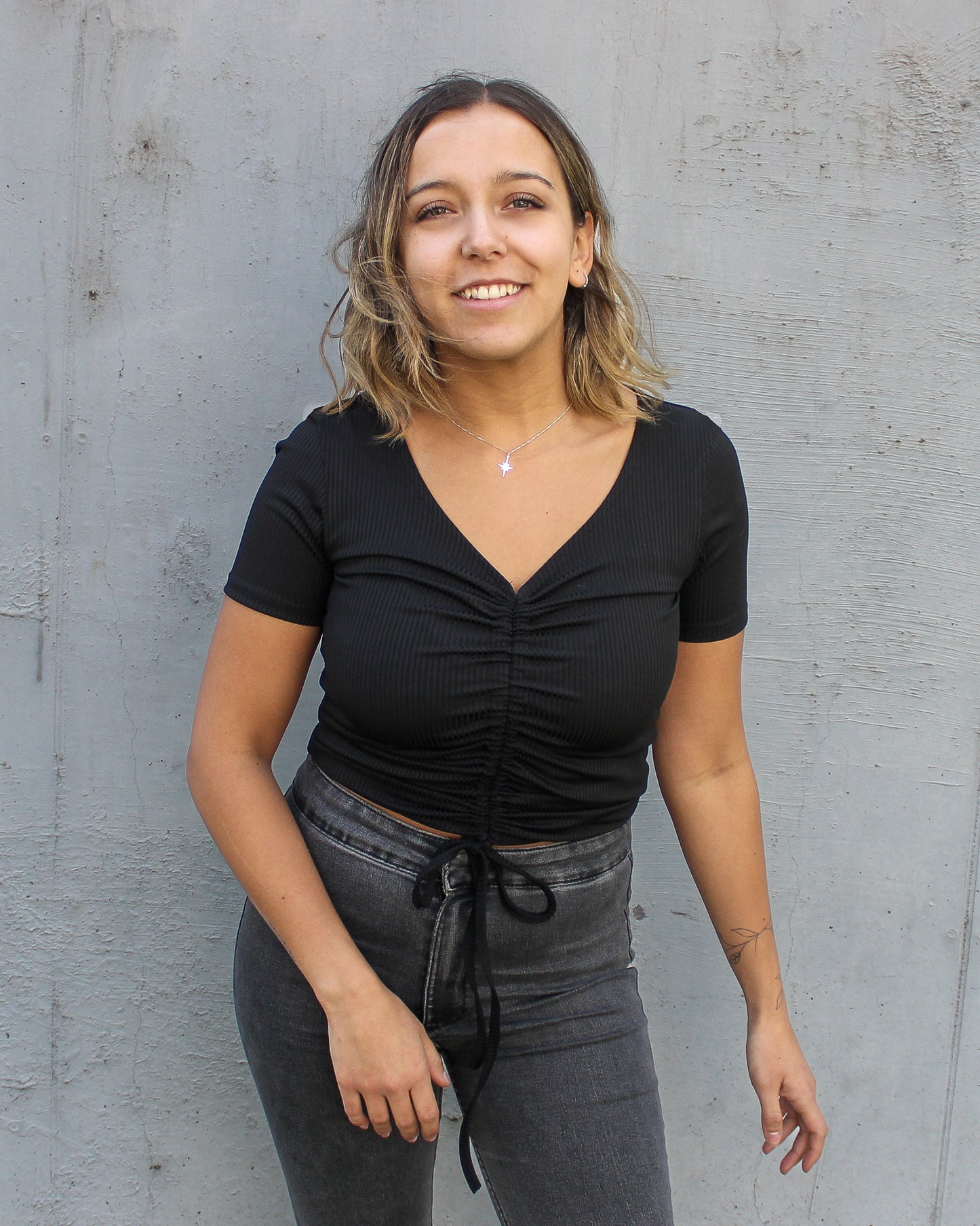 Polera Roxy Negra