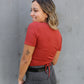 Polera Roxy Terracota