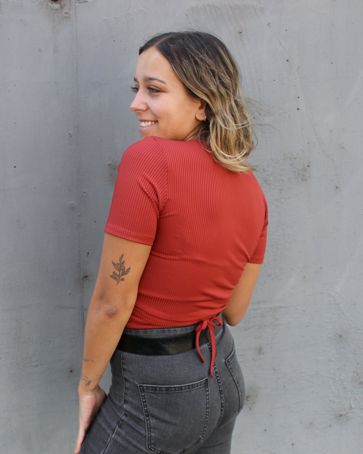 Polera Roxy Terracota
